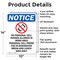 Signmission No Personal Cell Phones, 10 in W x Rectangle, Aluminum OS-2PACK-NS-A-1014-V-14738 - alternate 3